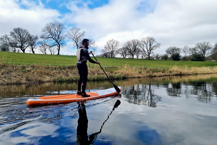 Paddle Boarding on the River Derwent